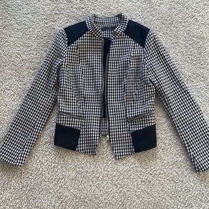 Multi color houndstooth jacket